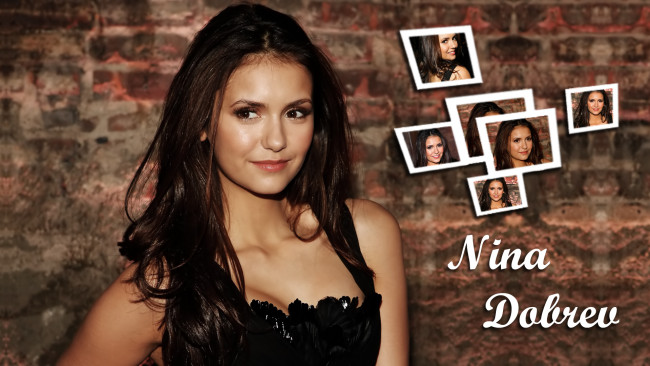 Обои картинки фото Nina Dobrev, девушки