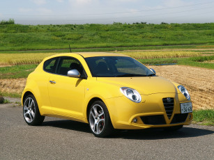 Картинка автомобили alfa+romeo mito alfa romeo желтый 955 imola