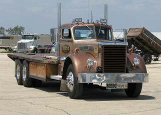 Картинка 1950+diamond-t+truck автомобили diamond кузов грузовик тяжёлый