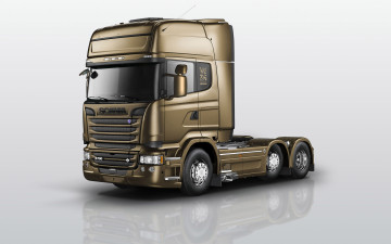 обоя автомобили, scania, золотой, скания