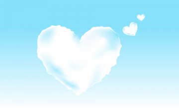 Картинка праздничные день+святого+валентина +сердечки +любовь сердечки любовь небо облака
