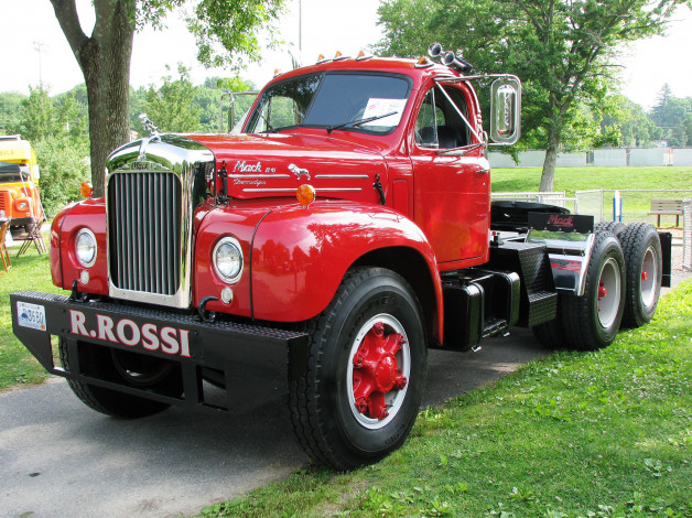 Обои картинки фото 1960 mack truck model b-61, автомобили, mack, грузовики, сша, тяжелые, trucks, inc