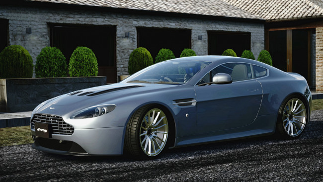 Обои картинки фото v12 vantage, автомобили, 3д, класс-люкс