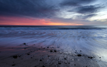 Картинка природа пейзажи калифорния платан cove море закат сша