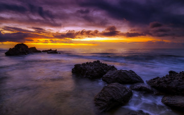 Картинка природа восходы закаты восход солнца море скалы испания