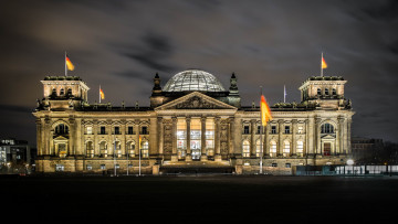 Картинка reichstagsgeb& 228 ude+berlin города берлин+ германия парламент