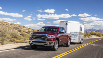 Картинка dodge+ram+1500+laramie+2019 автомобили ram 2019 laramie 1500 dodge бардовый