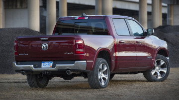 Картинка dodge+ram+1500+laramie+2019 автомобили ram 2019 бардовый laramie 1500 dodge