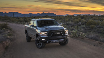 Картинка dodge+ram+1500+rebel+2019 автомобили ram 1500 dodge серый rebel 2019