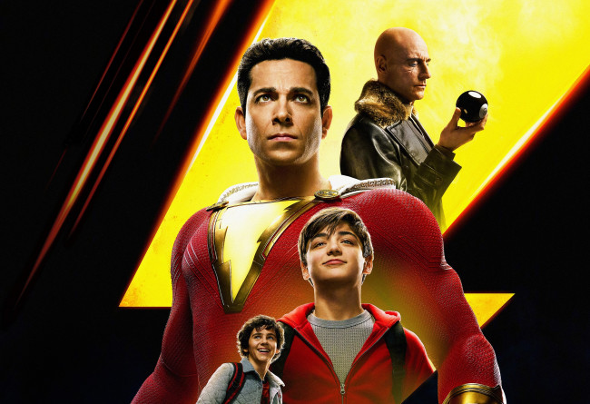 Обои картинки фото shazam, 2019, кино фильмы, джек, дилан, грейзер, комедия, ашер, анхель, фэнтези, захари, леви, марк, стронг, шазам