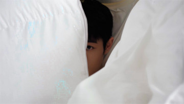 Картинка мужчины xiao+zhan актер лицо глаз постель