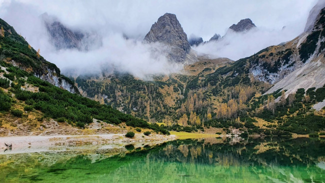 Обои картинки фото dragon lake, austria, природа, реки, озера, dragon, lake