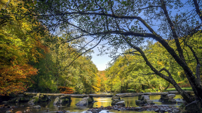 Обои картинки фото river barle, exmoor np, dulverton, england, природа, реки, озера, river, barle, exmoor, np