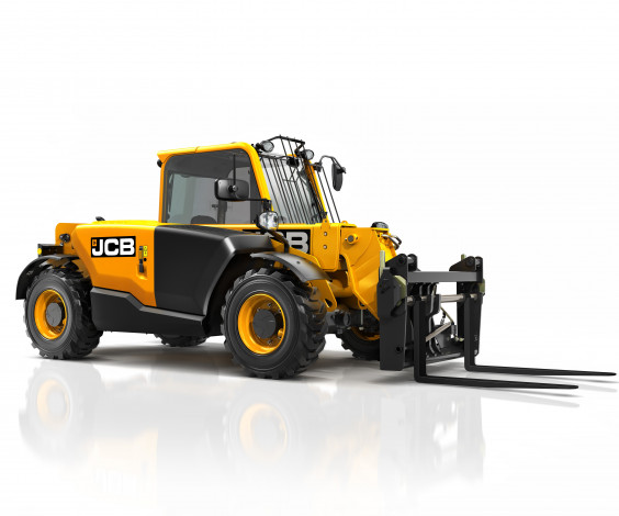 Обои картинки фото техника, телескопические автопогрузчики, jcb