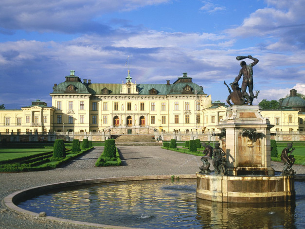 Обои картинки фото королевский, дворец, стокгольме, швеция, города, стокгольм, stockholm, sweden, royal, palace, of, drottningholm