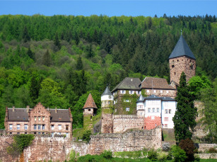 Картинка города дворцы замки крепости germany zwingenberg