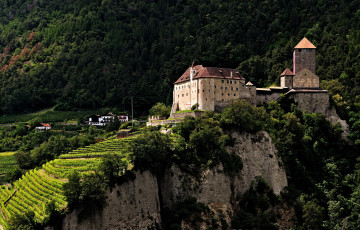 Картинка города дворцы замки крепости италия трентино
