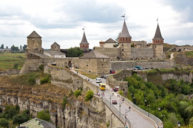 Обои картинки фото камянец-подольский , украина, города, - дворцы,  замки,  крепости, замок, башни