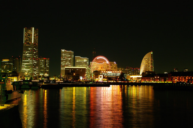 Обои картинки фото города, токио , Япония, огни, дома