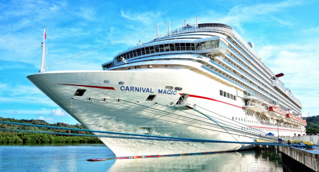 Обои картинки фото carnival magic, корабли, лайнеры, лайнер, круиз