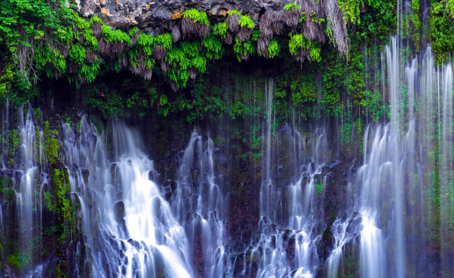 Обои картинки фото природа, водопады, вода, потоки