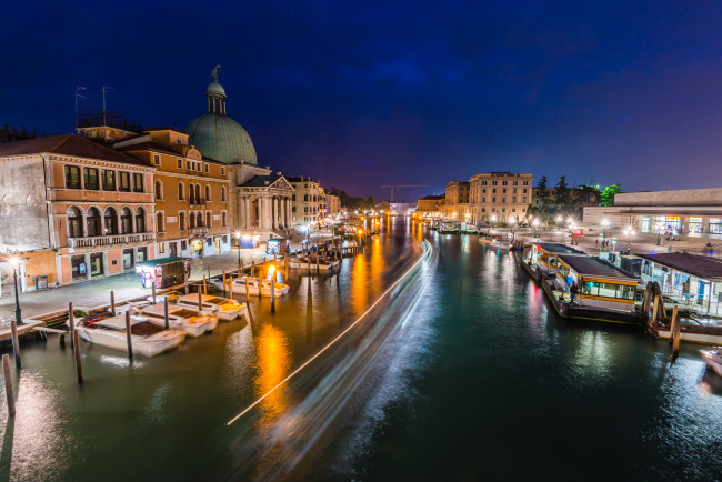 Обои картинки фото venice - canal grande, города, венеция , италия, простор