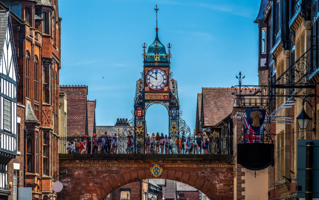 Обои картинки фото chester, england, города, - здания,  дома