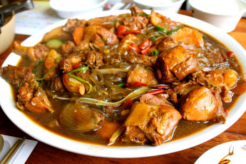 Картинка еда мясные+блюда корейская кухня утка