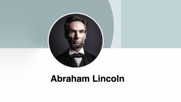 Картинка рисованное люди нейросети авраам линкольн abraham lincoln