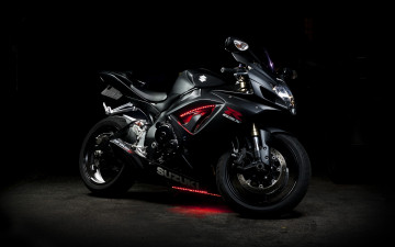 Картинка мотоциклы suzuki черный мотоцикл сузуки gsx-r