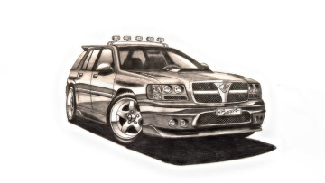 Картинка 295511 рисованное авто мото автомобиль