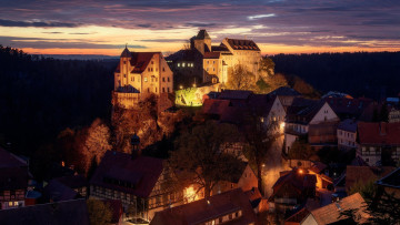 Картинка hohnstein+castle germany города замки+германии hohnstein castle