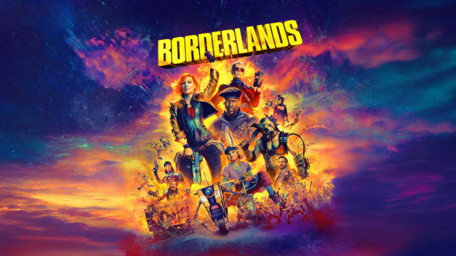 Обои картинки фото borderlands ,  2024 , кино фильмы, borderlands, movie, 2024, kevin, hart, cate, blanchett, фантастика, боевик, триллер, комедия