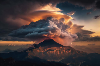 обоя 3д графика, природа , nature, пейзаж