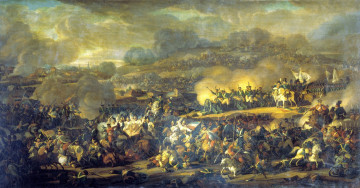 обоя мошков, сражение, под, лейпцигом, октября, 1813, рисованные, владимир