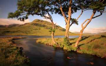 Картинка природа реки озера гора деревья река