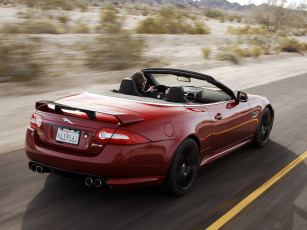 Картинка jaguar xkr convertible автомобили land rover ltd великобритания