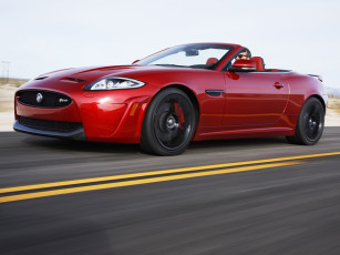 Картинка jaguar xkr convertible автомобили land rover ltd великобритания