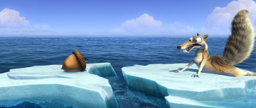 обоя мультфильмы, ice, age, continental, drift, белка, орех