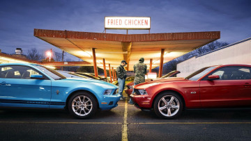 Картинка mustang автомобили сша ford motor company