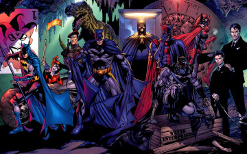 обоя batman, рисованные, комиксы, бэтмен, человек-летучая, мышь, комикс, персонажи
