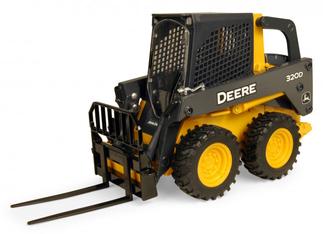 Обои картинки фото john, deere, 320d, техника, автопогрузчики, сша, and, company, сельскохозяйственная, лесопромышленная, строительная