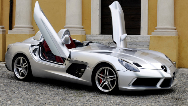 Обои картинки фото mercedes, slr, stirling, автомобили, benz, германия, daimler, ag