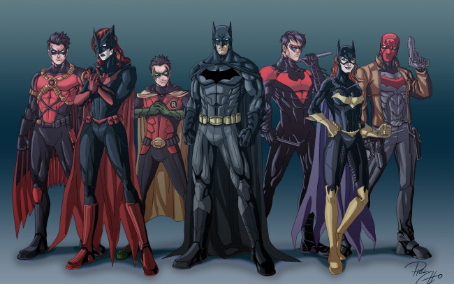 Обои картинки фото batman, рисованные, комиксы, бэтмен, человек-летучая, мышь, комикс, персонажи