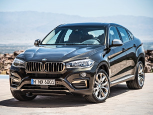 Картинка автомобили bmw x6 xdrive50i f16 2014г темный