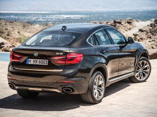 Картинка автомобили bmw x6 xdrive50i f16 2014г темный