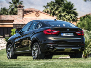 Картинка автомобили bmw x6 xdrive50i f16 2014г темный