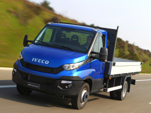 Картинка автомобили iveco синий 2014г cab chassis daily 35