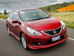 Картинка автомобили nissan datsun красный 2013г nb17 pulsar