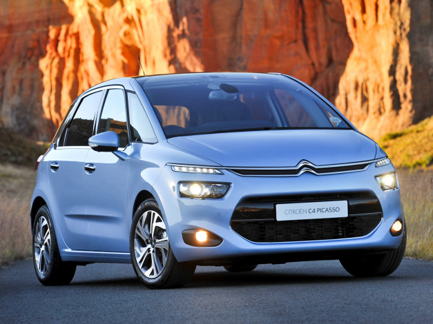 Обои картинки фото автомобили, citroen, citroеn, c4, picasso, za-spec, 2014г, светлый